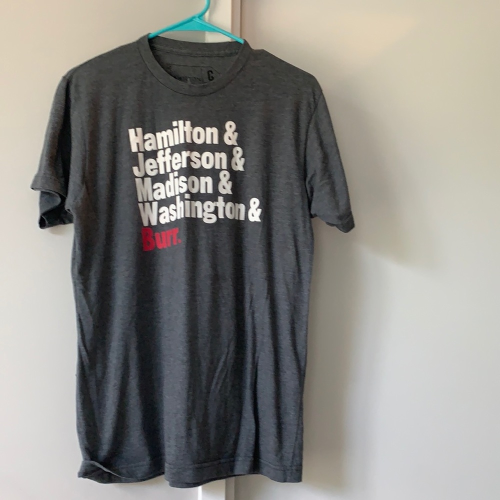 Hamilton grey size medium women short sleeve shirt